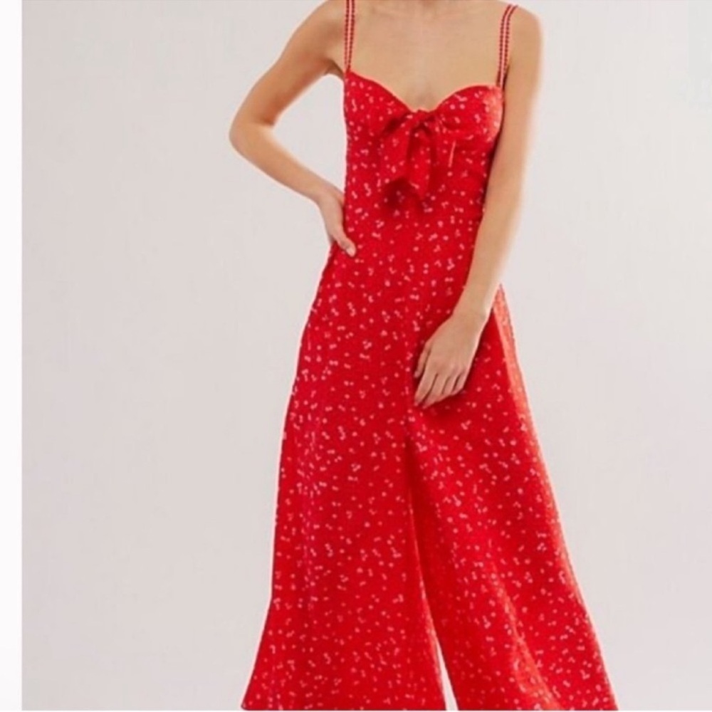 XL Free People Intimately Coming Home Romper
NWT Red Combo